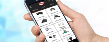 DigiKey 行動應用程式頁面