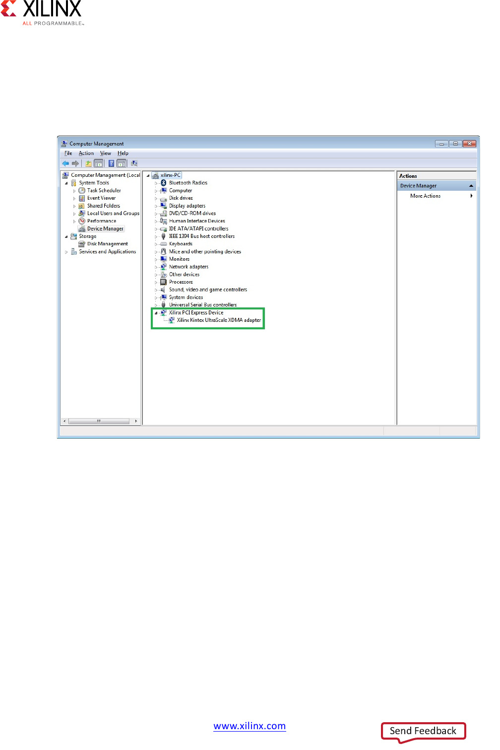 KCU105 PCI Express Control Plane TRD User Guide Datasheet by Xilinx Inc
