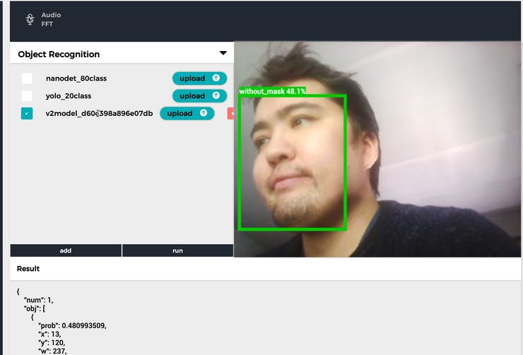 TinyML: Face Mask Detector with M5Stack Core2 and UnitV2 